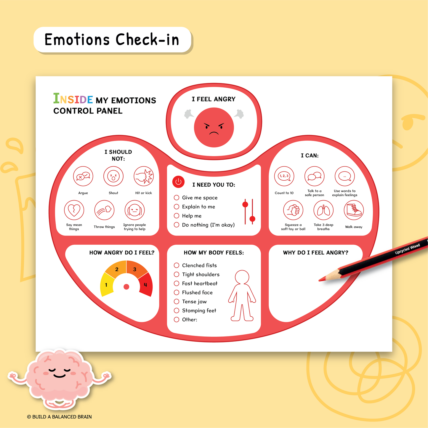 Inside My Emotions Workbook for Kids
