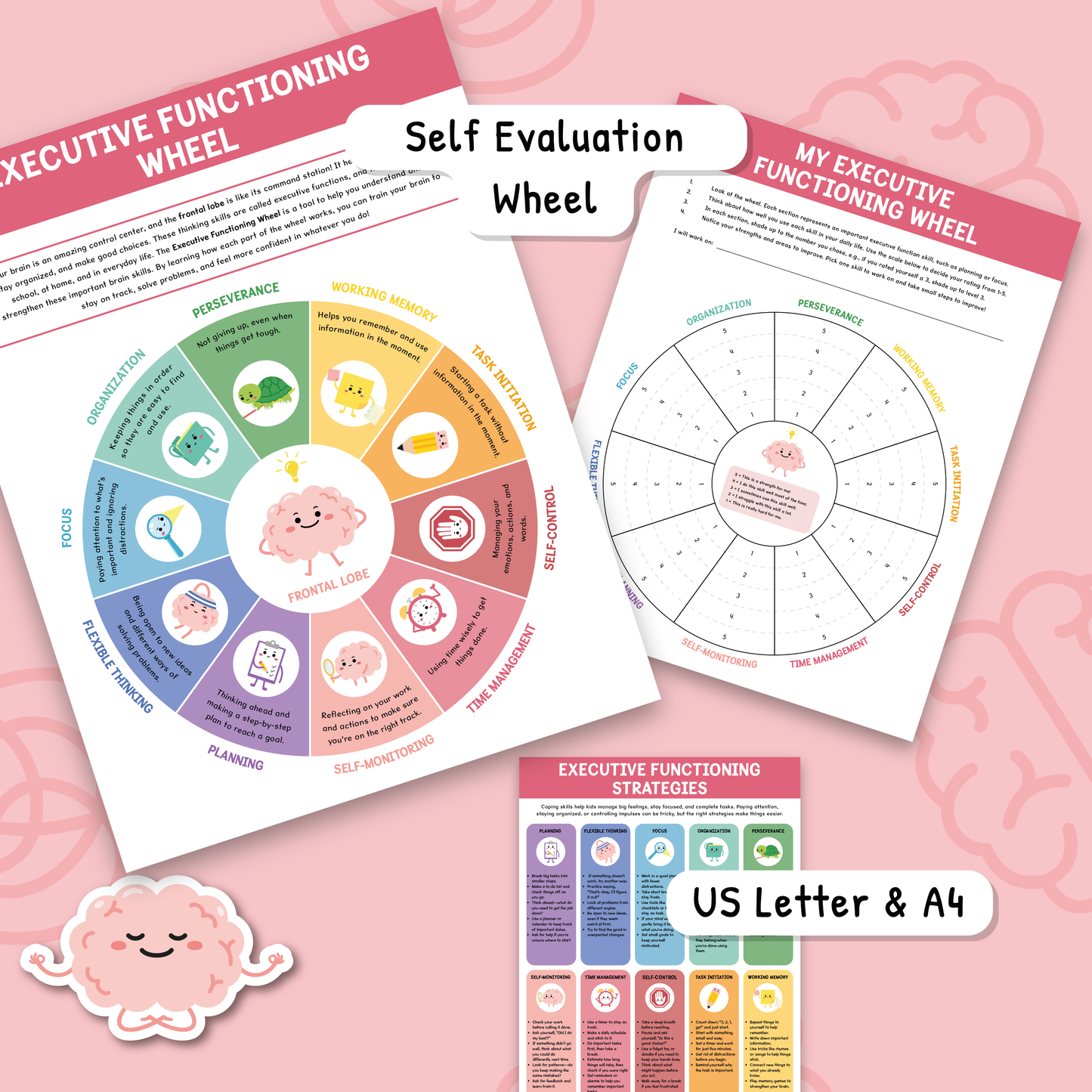 ADHD Executive Function Wheel