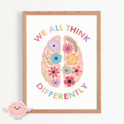 We All Think Differently ASD ADHD