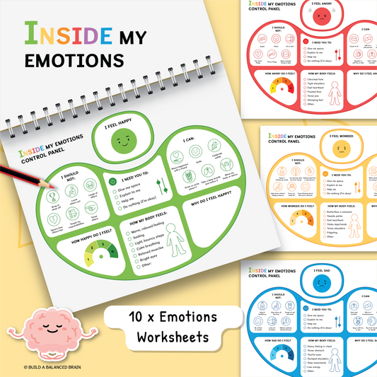Inside My Emotions Workbook for Kids