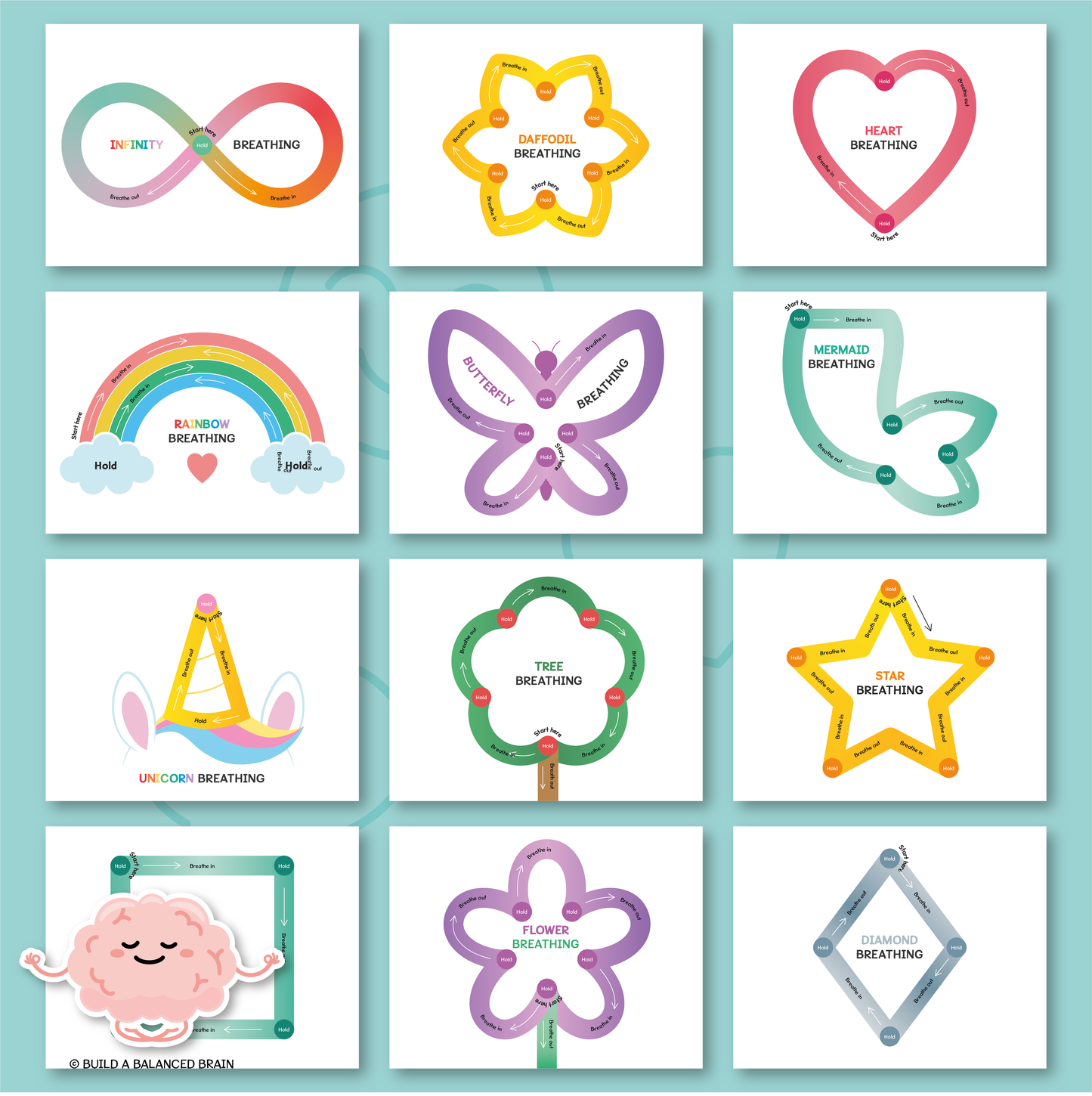 Mindfulness Finger Tracing Cards