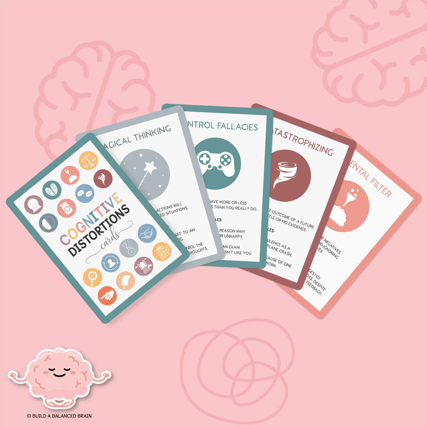 24 Cognitive Distortions Flashcards