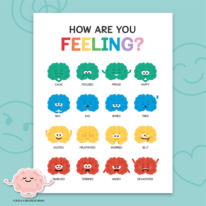 How Are You Feeling? Self-Regulation Poster