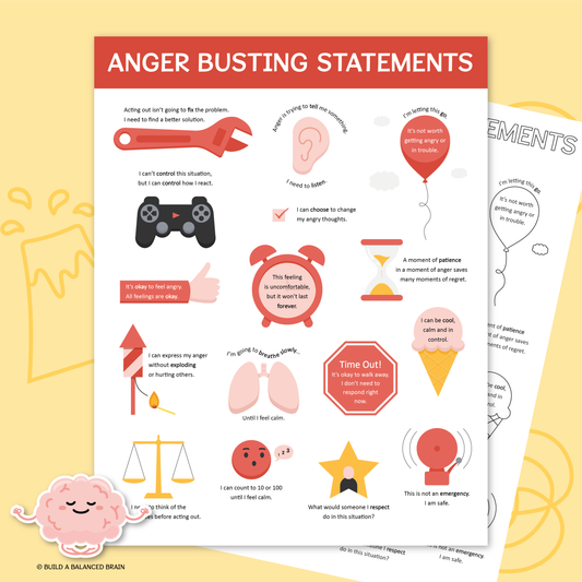 Anger Coping Statements