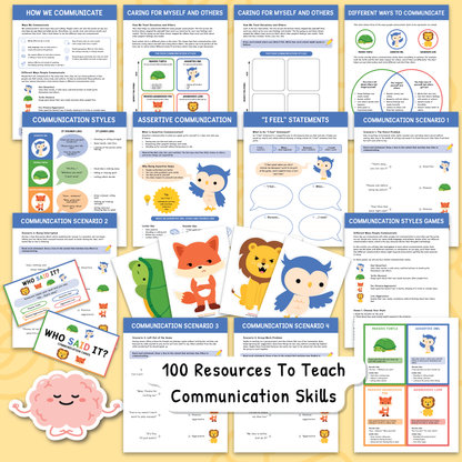 Communication Styles Activities for Kids and Teens
