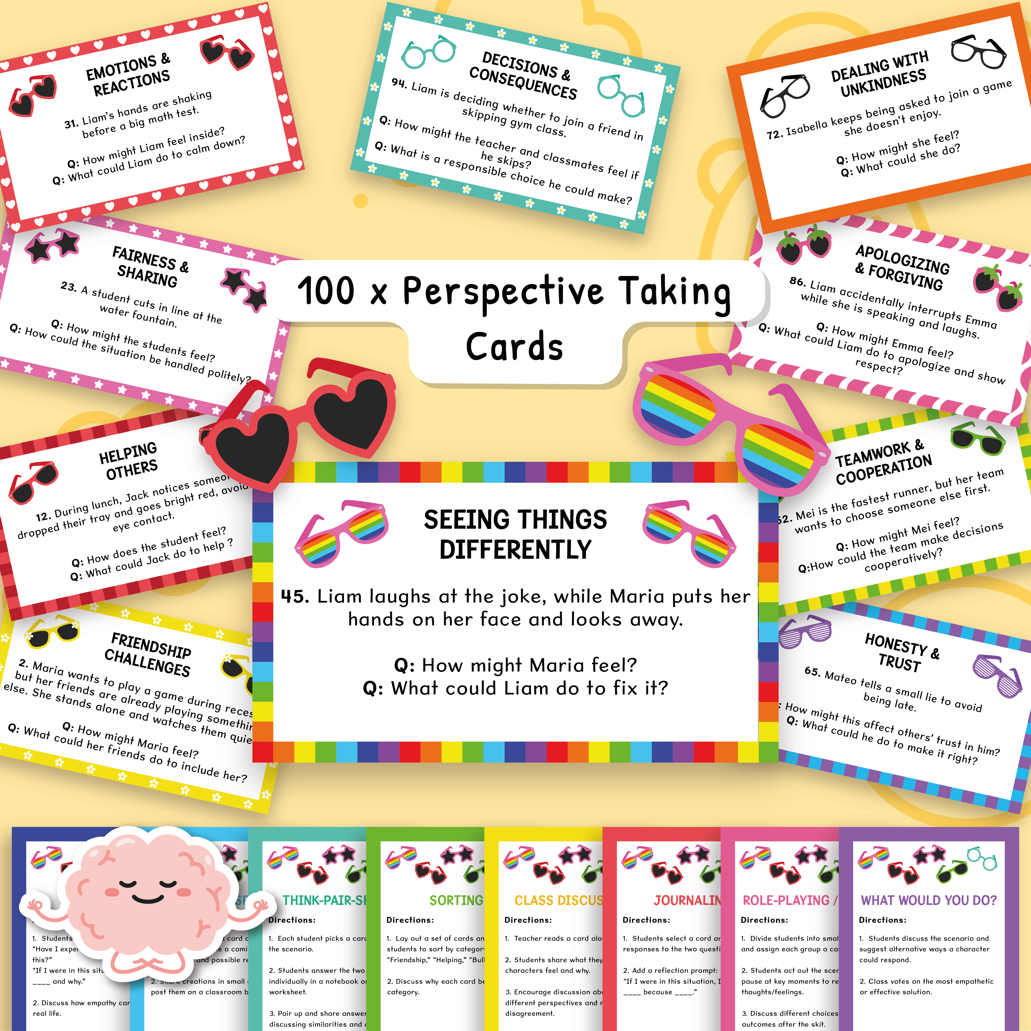 Perspective-Taking Cards for Kids – Build Empathy & Social Skills ...
