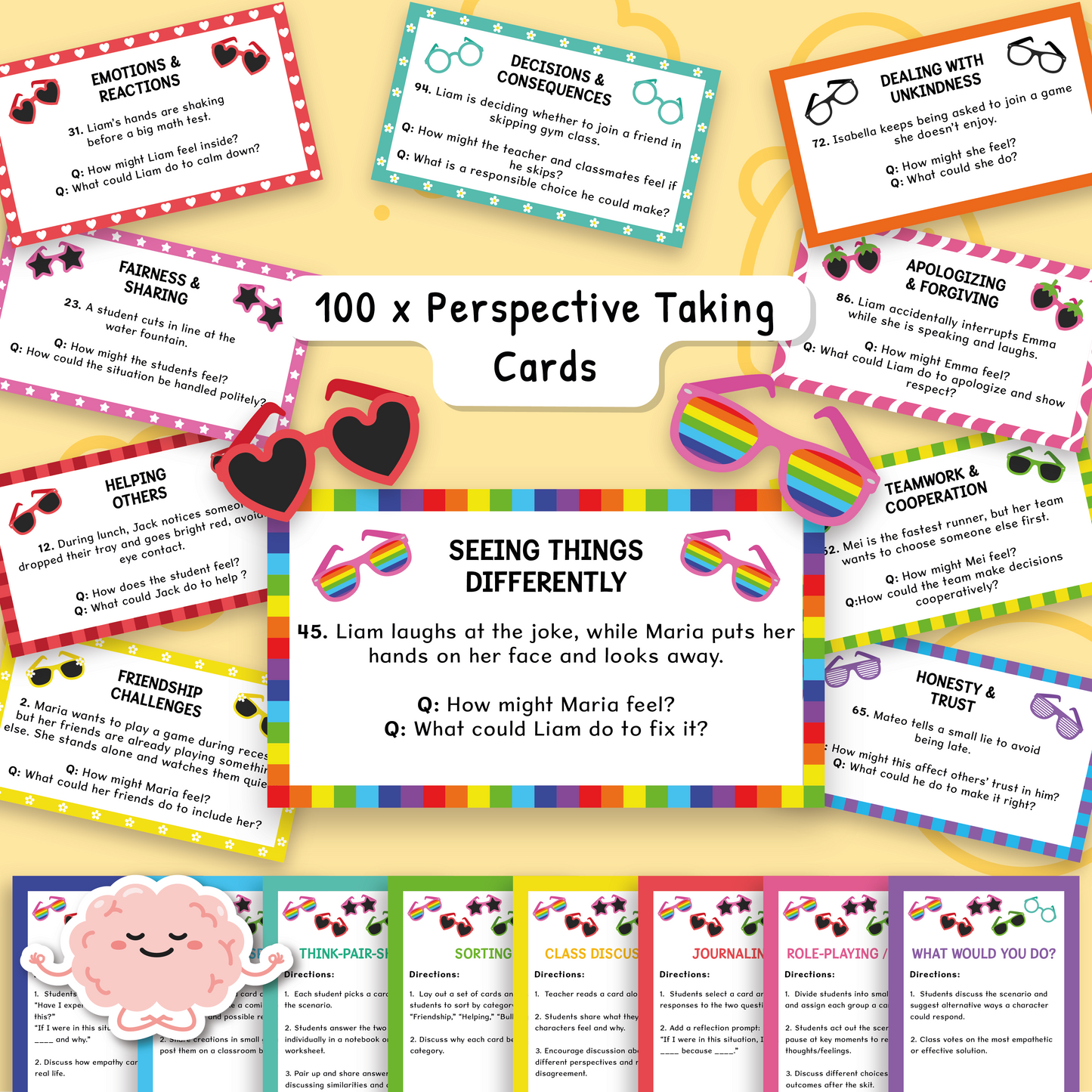Perspective Taking Scenario Cards for Kids