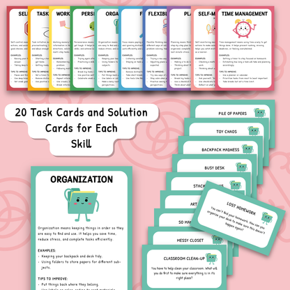 ADHD Executive Functioning Skills Task Cards