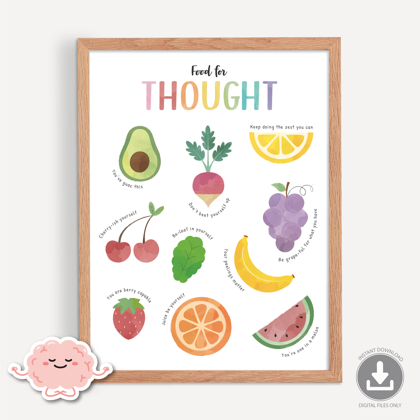 Positive Affirmations Poster