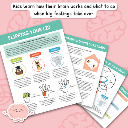 Flip Your Lid Emotional Regulation Bundle