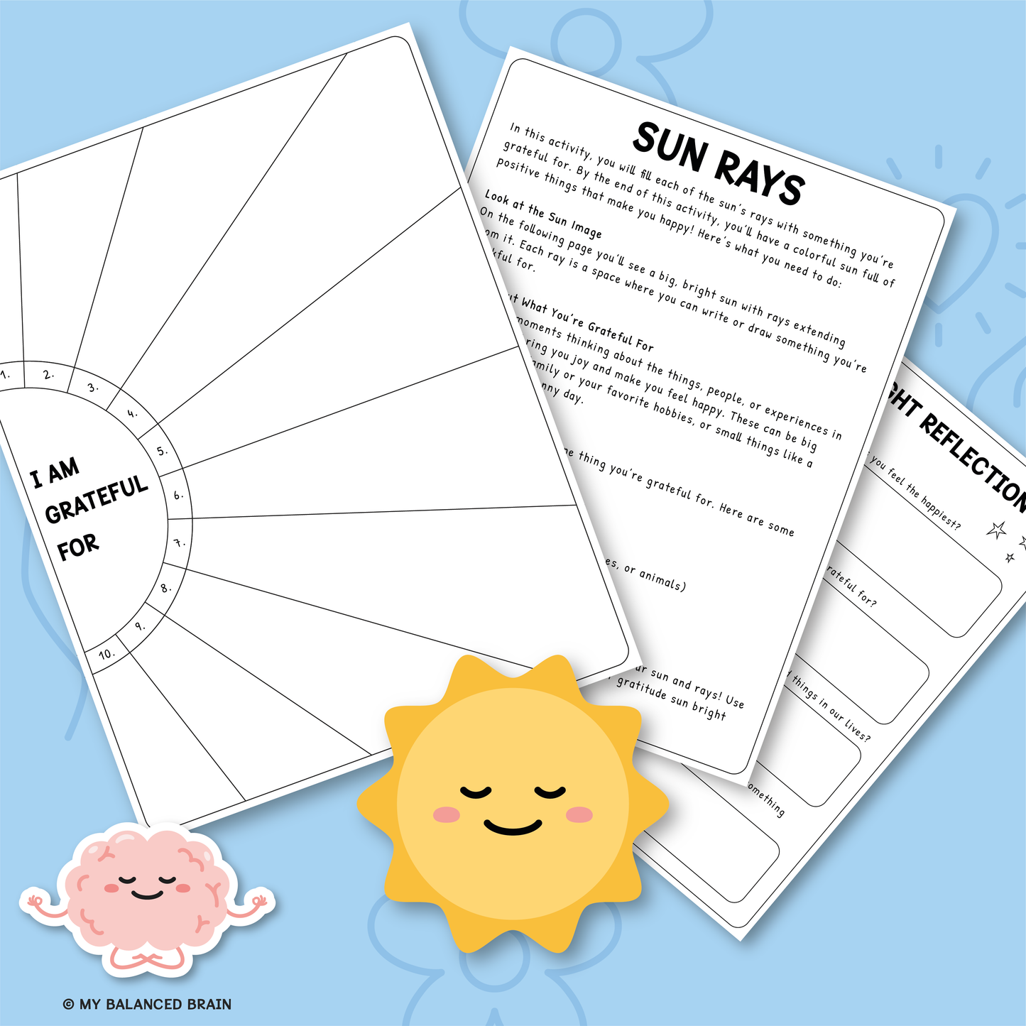 Gratitude Sunshine Log