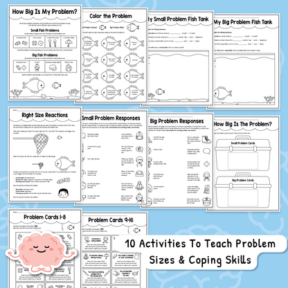 How Big Is My Problem? Worksheets | Problem-Solving & Reactions for Kids