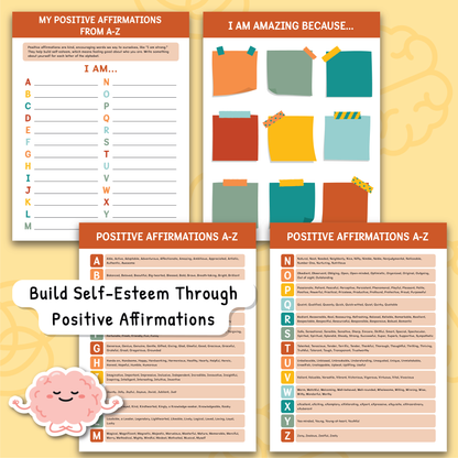 Self-Esteem Worksheets for Kids