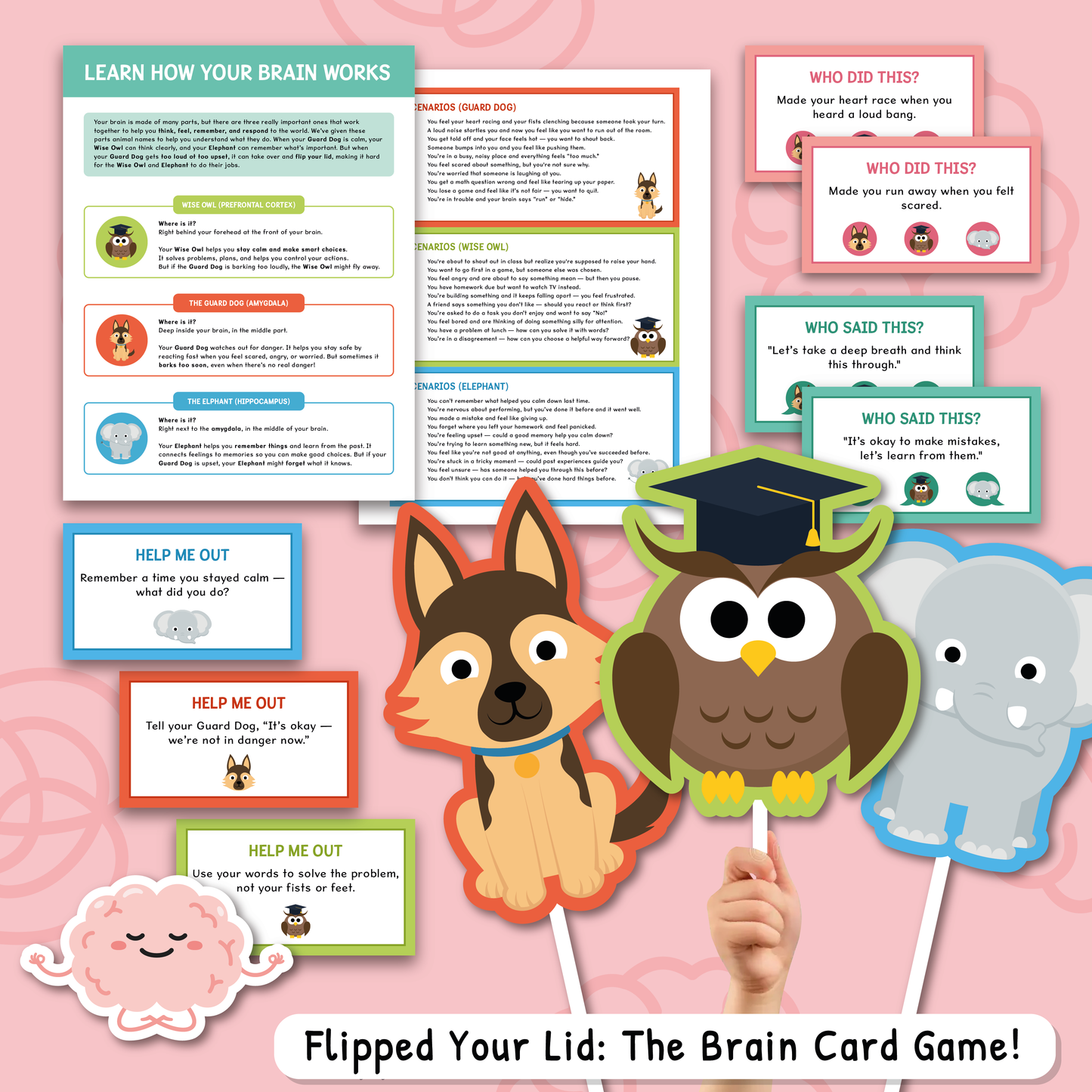 Flip Your Lid Self-Regulation Card Game