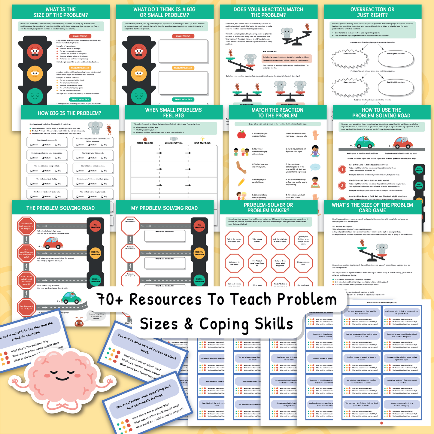 Size of the Problem Worksheets