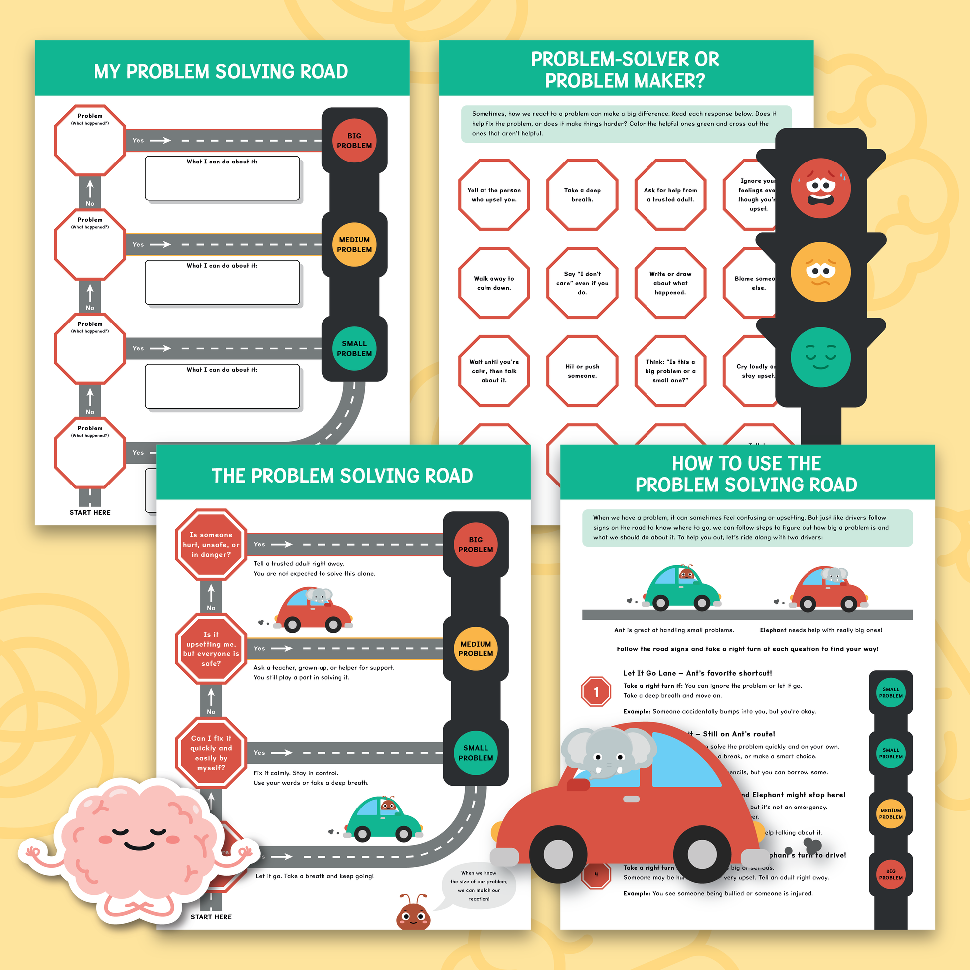 Problem Solving Skills Worksheets | Social Skills for Kids – Build a ...