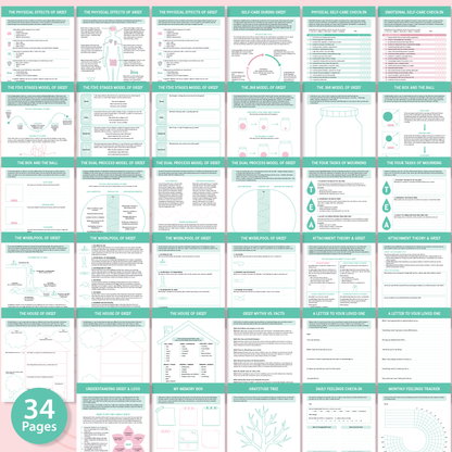 Grief & Loss Workbook for Adults and Teens