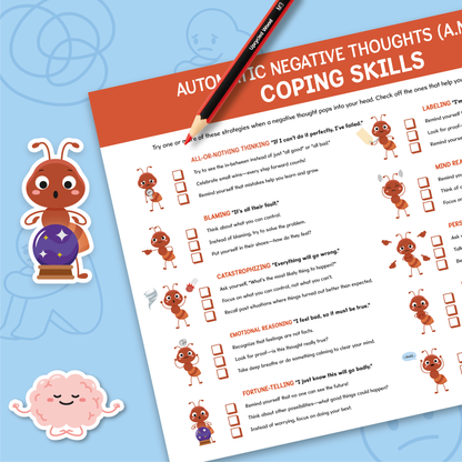 ANTs Automatic Negative Thoughts Coping Checklist