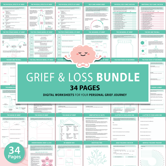 Grief & Loss Workbook for Adults and Teens
