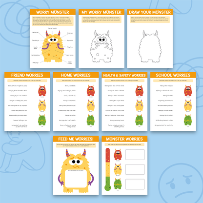 My Worry Monster Worksheets