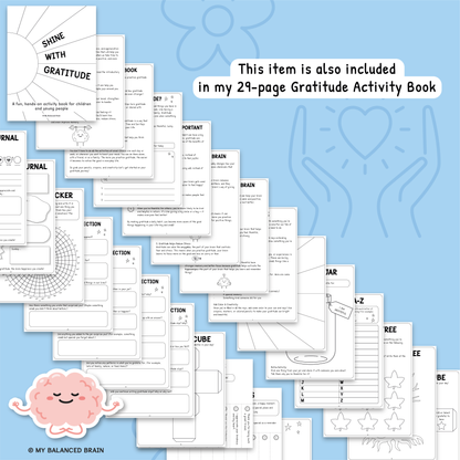 Gratitude Tree Coloring Activity