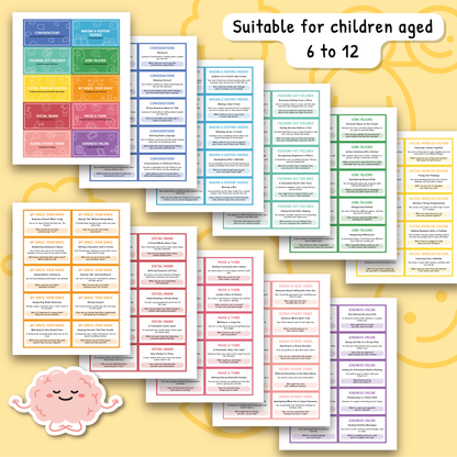 Social Skills Scenario Cards ADHD