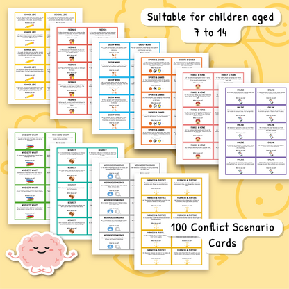 Conflict Resolution Cards for Kids