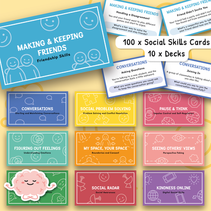 Social Skills Scenario Cards ADHD
