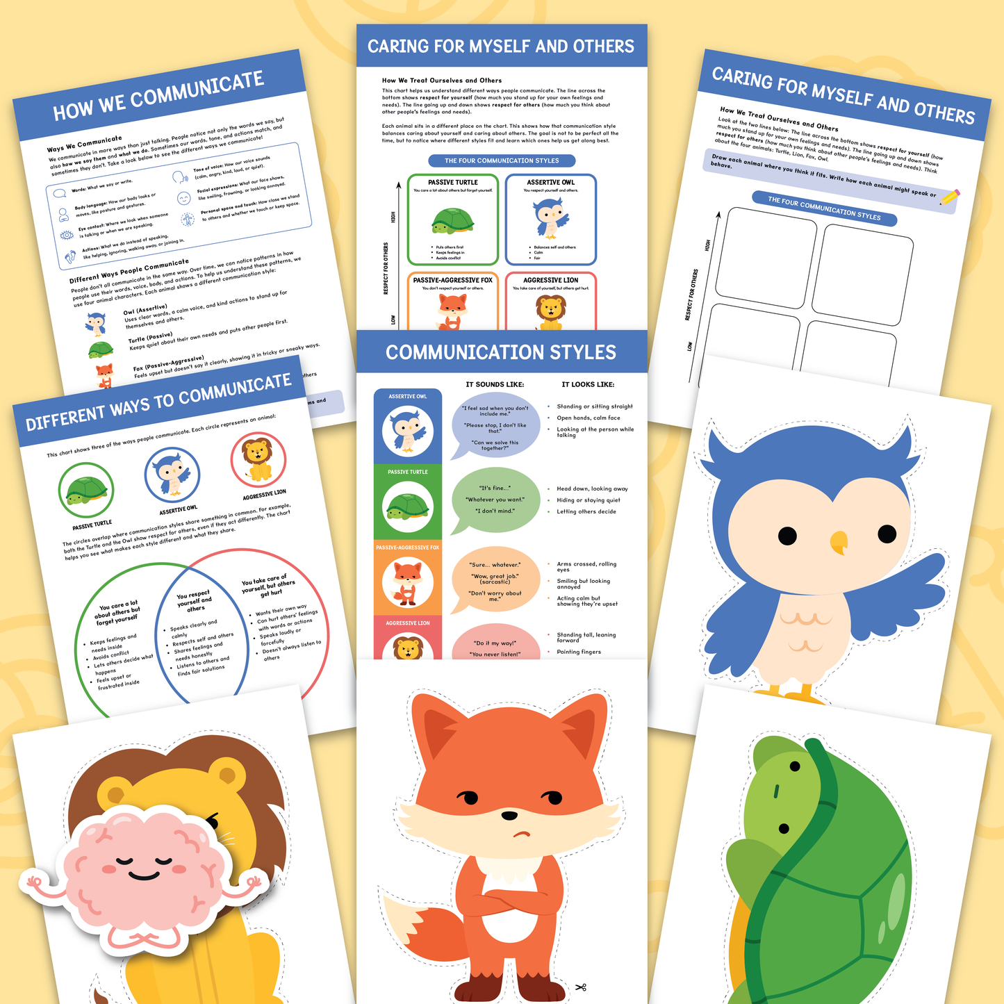 Communication Styles Activities for Kids and Teens