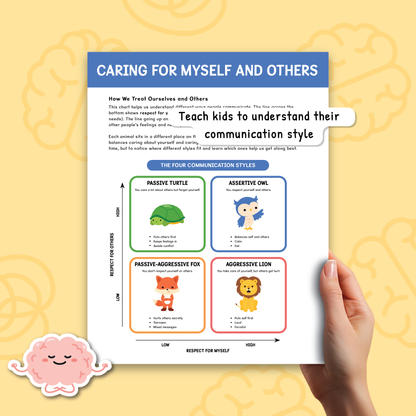 Communication Styles Activities for Kids and Teens
